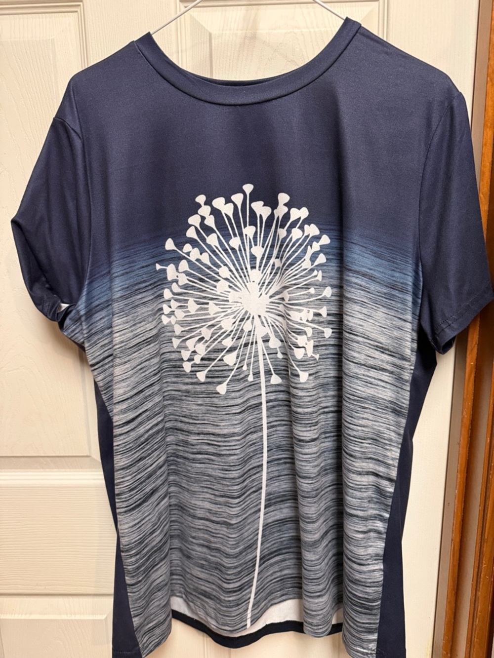 Navy Blue Graphic Dandelion Tee